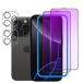 �u���[���C�g�J�b�g iPhone16 Pro �p �K���X�t�B���� �u���[���C�g�J�b�g 2���{�J�����t�B����2���K�C�h�g�t�� �t���ی� �t�B��