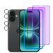�u���[���C�g�J�b�g iPhone16Plus �p �K���X�t�B���� 2���K�C�h�g�t�� �t���ی� �t�B���� �u���[���C�g �����K���X �A�C�t�H��