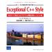 Exceptional C++ Style 40. тест форма по причине program проблема .. закон = стиль сборник / трава sata-[ работа ],. рисовое поле подлинный .[ перевод ]