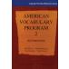 American Vocabulary Program American Vocabulary Program 2 (96 pp) (Language