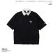  Golf одежда женский NEW ERA New Era Women's короткий рукав регби рубашка Vintage PEANUTS Peanuts GOLF Circle Logo черный рубашка-поло Snoopy 