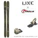  линия лыжи 23-24 LINE BLADE лезвие OPTIC 104 + 25 Tyrolia Chiroria ATTACK A'ttaak 11 LYT SAND крепления комплект старый модель 