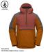  ликвидация распродажа зимняя одежда жакет мужской Volcom 24-25 VOLCOM Mens Brighton Pullover-Caramel brighton тянуть over Япония стандартный товар лыжи сноуборд 