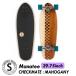  скейтборд Sanford Shapes Manatee Checkmate Mahogany 29.75 Cruiser конечный продукт ручная работа 