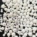  hole less white pearl beads beads accessory parts circle beads handicrafts raw materials 