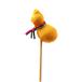  crepe-de-chine craftsmanship calabash pick [ yellow color 1 pcs insertion ] peace small articles New Year decoration New Year pick equipment ornament pick 