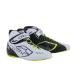 alpinestars( Alpine Stars ) Cart обувь TECH-1 KX V2 SHOES ( размер USD: 7) 125 BLACK WHITE YELLOW FLUO