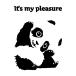  настенный стикер Panda медведь животное наклейка 