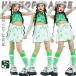  зеленый Cheer девушка Kids танцевальный костюм выставить девочка майка tops юбка рука покрытие ножек покрытие носки ошейник мода симпатичный симпатичный .