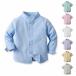  Kids рубашка рубашка длинный рукав 7 цвет короткий рукав хлопок Корея способ ребенок одежда форма входить . тип церемония окончания school посещение детского сада посещение школы начальная школа входить . тип мужчина 70cm 80cm 90cm 100cm 110cm 12