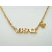 VERSACE Versace Logo mete.-sa узор цепь колье Gold <USED>