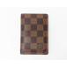 LOUIS VUITTON Louis Vuitton N61721 Damier *eben auger nai The -*du*poshu card-case <USED>[ free shipping ]