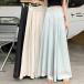  плиссировать гаучо брюки широкий брюки шифон flare pants s машина cho широкий zonchi- брюки талия резина can tsu большой размер relax одежда приятный .. весна 