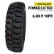 �_�����b�v PL 6.00-9 10PR �^�C��1�{ POWER LIFTER( �p���[���t�^�[ ) �g���[���[�A�t�H�[�N���t�g�p