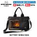 TRGR BATTERY SHIELD BAG аккумулятор защита сумка выключатель огнестойкий водонепроницаемый сумка водостойкий жаростойкий выдерживающий огонь сумка предотвращение бедствий сумка срочный держать .. эвакуация товары бедствие меры 