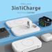  смартфон зарядное устройство беспроводной iPhone беспроводной Charge 3in1 быстрое зарядное устройство обе открытие складной возможность compact зарядка dokQi стандарт Apple Watch AirPods Pro