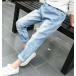 子供服 ダメージジーンズボトムス/BOTTOMS 女の子 子供 ロングパンツ パンツ/PANTS  子供用 パンツフット カジュアルパンツキッズ  ダメージデ