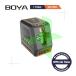 BOYA レーザー墨出し器 グリーンレーザークラス2 縦 横 クロスライン切替可能 自動水平補正 傾斜モード 磁石ホルダー付き 受光器対応 T08