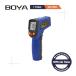 BOYA 非接触型 赤外線温度計 放射率調整可能 -50~600°C対応 工業用 料理用 表面検温計 デジタル高温測定器 摂氏華氏切替 TS600