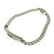 GUCCI Gucci серебряный cut наружный G браслет 8.9g 925 печать 557805 браслет 