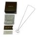[ с коробкой ] GUCCI Gucci серебряный Inter locking G колье 24.9g 925 печать 557825 колье 
