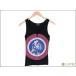 [ used ]HYSTERIC GLAMOUR Hysteric Glamour 2cr-2660 lady's tank top black group L's free [ centre shop ]