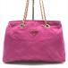 �Ǖi PRADA �v���_ �O�p���S �v���[�g �i�C���� �e�X�[�g �L���e�B���O �`�F�[�� �g�[�g �o�b�O �s���N ���f�B�[�X k4148