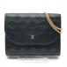  хорошая вещь CHANEL Chanel здесь Mark Mini matelasse цепь сумка на плечо сумка черный m14149