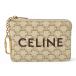  Celine ячейка для монет / чехол для ключей / сумка CELINE бардачок 10C662 Trio mf белый . покупка 