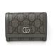  Gucci складывающийся пополам / футляр для карточек GUCCI вставка имеется футляр для визитных карточек 732025 off .tiaGGs шкив mPVC серый мужской / женский 
