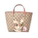  Gucci Kids большая сумка / ручная сумочка GUCCI GGs шкив m бледно-розовый кошка / кошка 410812