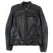 [ Don Don review ] superior article 0 Vanson liner attaching side adjuster Zip up single leather rider's jacket black 34 USA made 