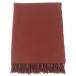  хорошая вещь VHERMES Hermes кашемир 100% бахрома имеется Logo вышивка большой размер палантин muffler красный Brown Scotland производства мужской 
