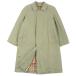  хорошая вещь VBurberrys Burberry Vintage обратная сторона noba в клетку подкладка есть соотношение крыло покрой пальто с отложным воротником хаки L Англия производства мужской 