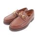  прекрасный товар *GUCCI Gucci 101 6105 шланг bit кожа Loafer обувь Brown Gold металлические принадлежности 6 коробка * сумка для хранения имеется Италия производства женский 