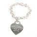  хорошая вещь *TIFFANY&amp;Co. Tiffany Retun to Tiffany 925 Large Heart бирка браслет серебряный масса 42.78g женский 