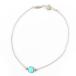  прекрасный товар *TIFFANY&amp;Co. Tiffany цвет козырек ярд 925 бирюзовый 19cm браслет серебряный голубой сумка для хранения есть масса 1.1g женский 