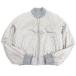  превосходный товар *DIOR Dior Homme 183C432A5043 шелк .ob утечка Logo общий рисунок двусторонний Bomber жакет серый 46 сделано в Италии стандартный товар 