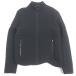  прекрасный товар *LOUIS VUITTON Louis Vuitton Plain Rainbow ZIPUP стеганная куртка с хлопком блузон черный S Италия производства стандартный товар мужской 