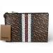  не использовался товар ^BURBERRY Burberry 8021377 TB монограмма полоса клатч многоцветный Италия производства стандартный товар мужской 