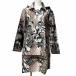  превосходный товар *LEONARD FASHIONre владелец -ru мода 0398100 шелк . капот * Logo кнопка есть peiz Lee рисунок плащ мульти- 40 стандартный товар 