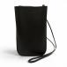  прекрасный товар *JIL SANDER Jil Sander GIRO PHONE CASE Logo принт кожа плечо мобильный кейс phone сумка чёрный Италия производства женский 