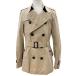  прекрасный товар VBURBERRY Burberry THE KENSINGTON подкладка noba в клетку с логотипом bo tan leather используя тренчкот бежевый 48 UK производства мужской 