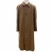  прекрасный товар VAquascutum Aquascutum чистый кашемир 100% длинный длина пальто с отложным воротником Brown 38 Англия производства мужской бизнес *