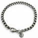  хорошая вещь *TIFFANY&amp;Co. Tiffany венецианский SV925 цепь браслет аксессуары серебряный масса 16g мужской женский рекомендация *