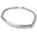  превосходный товар *TIFFANY&amp;Co. Tiffany венецианский ссылка ID браслет SV925 аксессуары серебряный масса 20g мужской женский сумка для хранения есть 