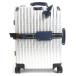  не использовался товар V Fendi × Rimowa 7VV133 972.90.00.2 Zucca рисунок aluminium 4 колесо Carry / чемодан серебряный × темно-синий 33L Германия производства TSA блокировка установка 