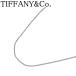  Tiffany цепь длинный колье 61cm 750WG новый товар с отделкой TIFFANY[24579]