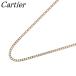  Cartier цепь колье Logo du-bru регулировщик имеется снят с производства товар 48cm Au750YG новый товар с отделкой Cartier[27080]