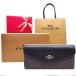  Coach COACH кошелек длинный кошелек новый продукт новый товар signature кожа складывающийся пополам длинный кошелек CX160 IMXAQ COACH бренд носорог f[[ Coach коробка магазин пакет имеется подарок упаковка бесплатный ]